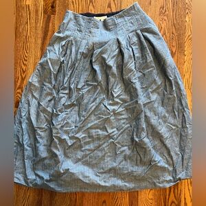 Chambray Boden midi skirt